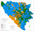 Ethnic structure of Bosnia and Herzegovina by settlements 1981