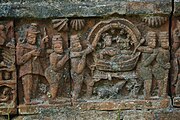 Terracotta panel at Gopinatha temple