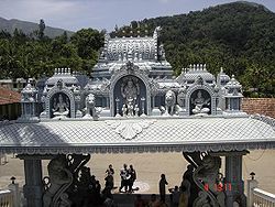Mahadwara (main gate) of Annapoorneshwari Temple in Hornadu