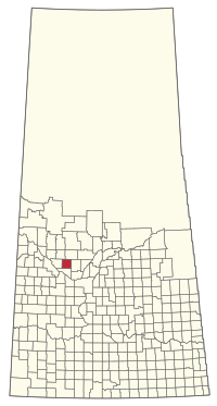 Location of the RM of Douglas No. 436 in Saskatchewan