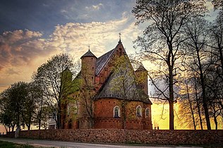 Fortified church in Synkovichi, Belarus