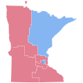 1984 United States presidential election in Minnesota by congressional district