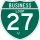 Business Interstate 27-U marker