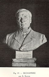 Bust of Dechambre.