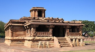 The 5th-century Ladkhan Shiva Temple, in the Aihole Hindu-Jain-Buddhist temple site, in Karnataka.
