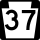 Pennsylvania Route 37 marker