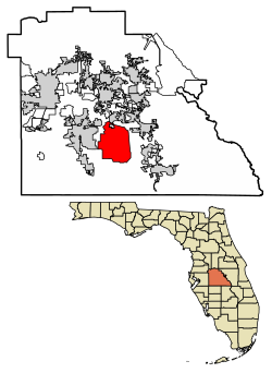 Location in Polk County, Florida