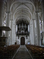 Church of Saint Michel with organ loft.