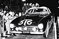 Ferrari 250 GT TdF at the 1957 Giro Sicilia driven by Albino Buttichi