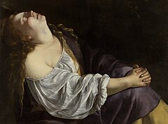 Mary Magdalene in Ecstasy, Gentileschi