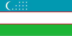 State flag of the Republic of Uzbekistan