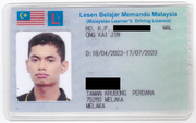 Learner's Driving Licence.