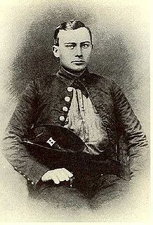 Watkins in uniform, c. 1861
