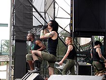 Showbread performing in 2006