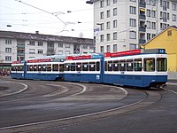 Zürich Be 4–6 Tram 2000 2303 Seebach