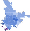 2019 Gainesville Mayor election by precinct