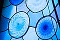 Stained-glass window close-up