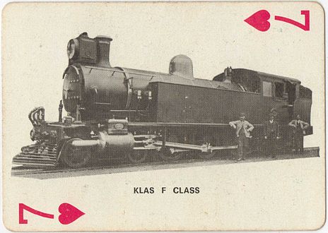 SAR Class F no. 81, as depicted on a SAR Museum Playing Card