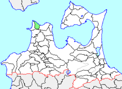 Location of Minmaya in Aomori Prefecture