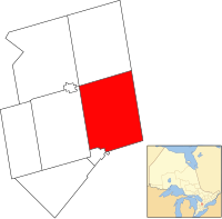 Location of Mono within Dufferin County.