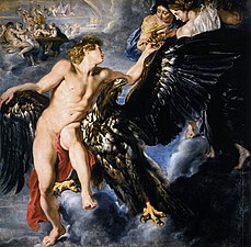 RUBENS: The Abduction of Ganymede (between 1611 and 1612)