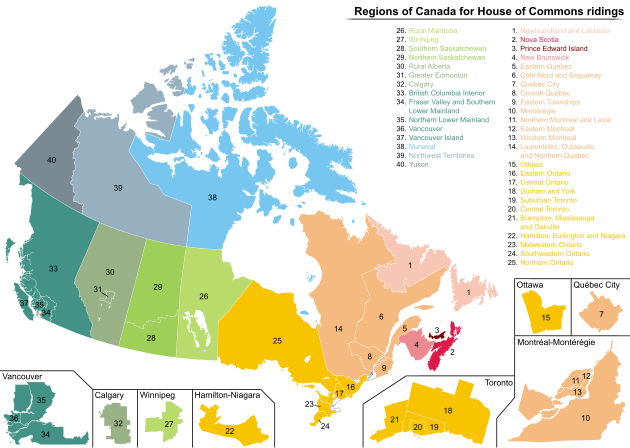 Canadian regions
