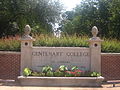 Entrance to Centenary College in Shreveport