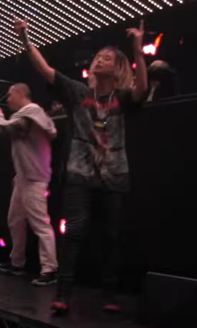 Keith Ape performing in 2015