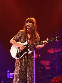 Kelli Scarr playing at Melkweg, July 14, 2009