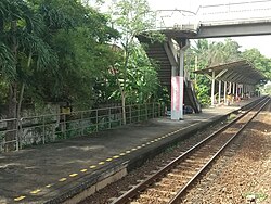 Khlong Luang Phaeng railway station, Khum Thong in late 2022