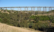 The Albion Viaduct over the Maribyrnong River