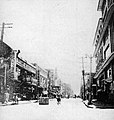 Ginza street of Mudanjiang, 1942