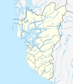 Obrestad is located in Rogaland