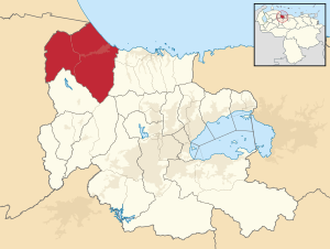 Location in Carabobo