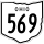 State Route 569 marker