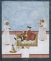 A member of the East India Company enjoying a Durbar.