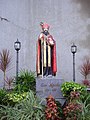 Statue of St. Augustine in the school garden