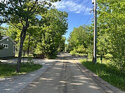 South Lake Isle Boulevard, located off of Glen Arbor’s main road