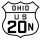 U.S. Route 20N marker