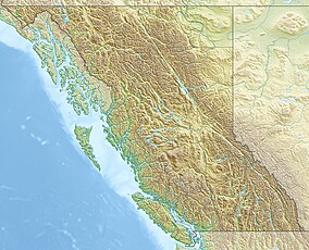 Map showing the location of Gulf Islands National Park Reserve