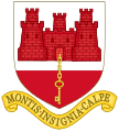 Coat of Arms of Gibraltar, 1836-20th Century