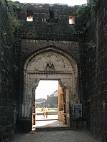 Main entrance of Naldurg Fort in Osmanabad