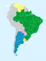 Member states of the Mercosur trade bloc.