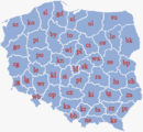 Polish voivodeships, 1975–1998