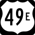US Highway 49E marker