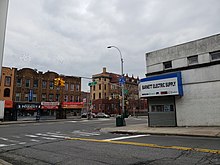 a view of Hillside Ave and 164 st.