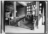 Baltimore and Ohio Railroad Station, Philadelphia (1886–88, demolished 1963), stairs from Lower Waiting Room.
