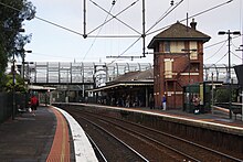 An old station with a new footbridge