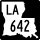 Louisiana Highway 642 marker
