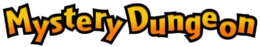 The series logo features the words "Mystery Dungeon" in yellow with a black outline.